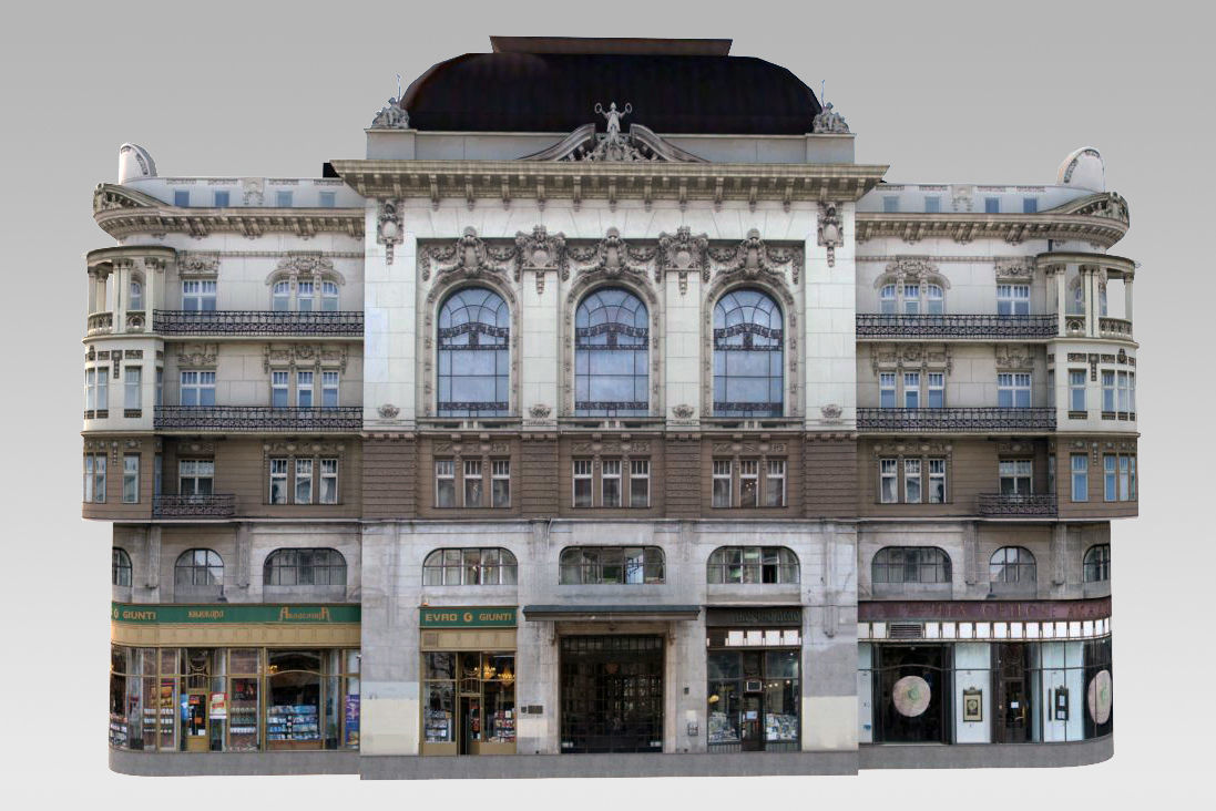 Rich Classical Building Low-poly 3D model_4