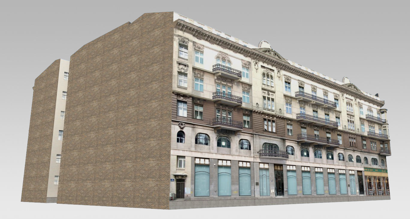 Rich Classical Building Low-poly 3D model_2