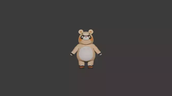 Goba Genshin Impact 3D Creature Model 