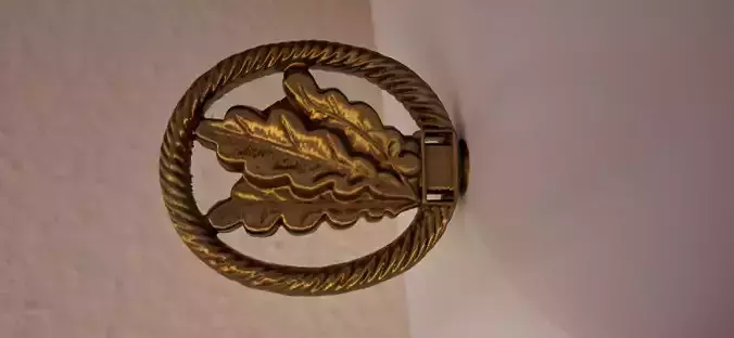 Barettabzeichen Jaegertruppe ohne Deutschlandfahne 3D print model