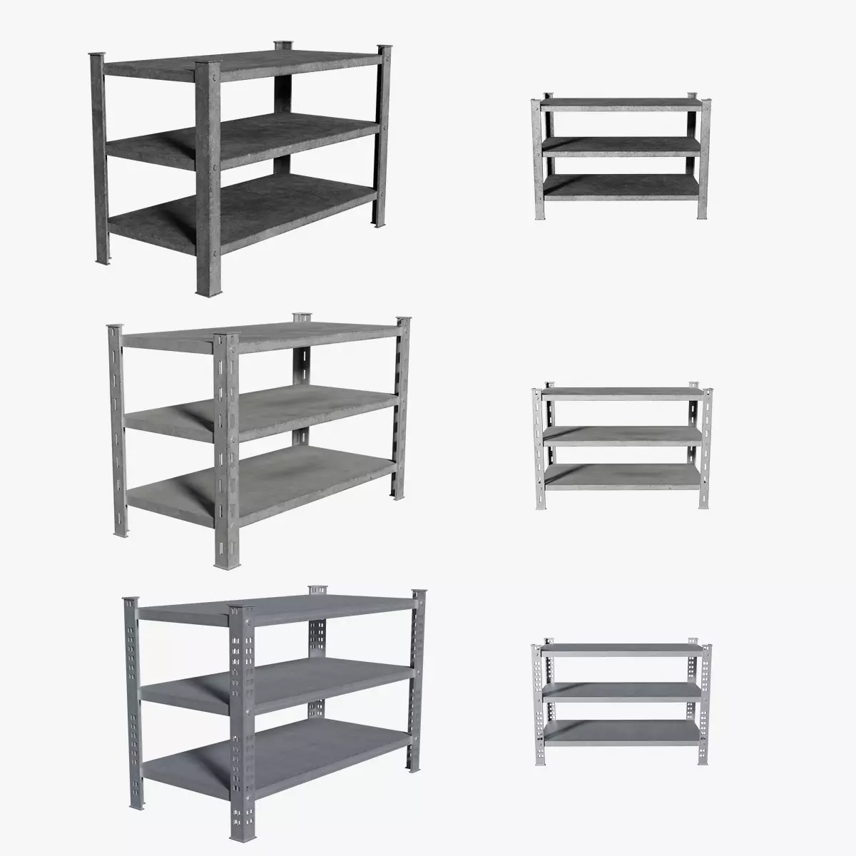 Rack Metals Series ContainerKeepItems G1 N1-3 3D model_0