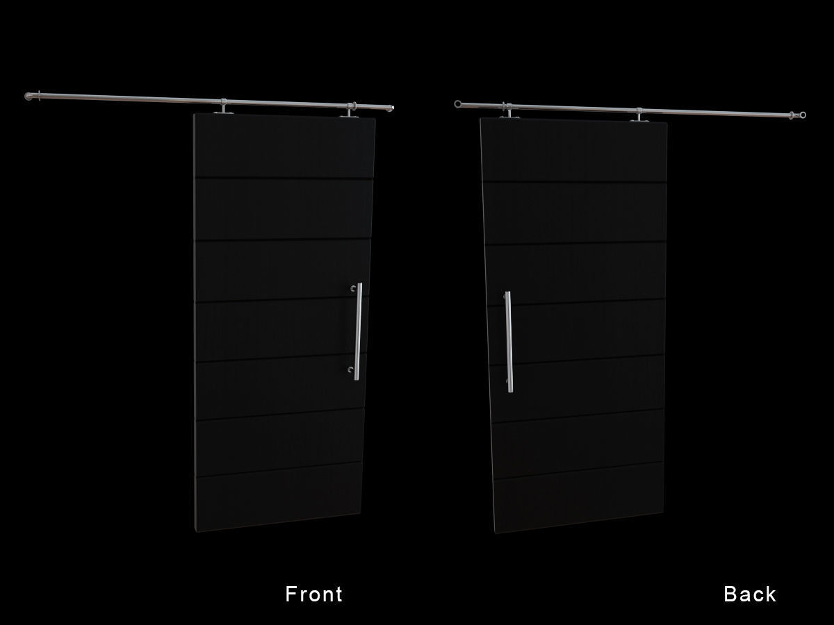 Door Collection - front and back 3D model_37