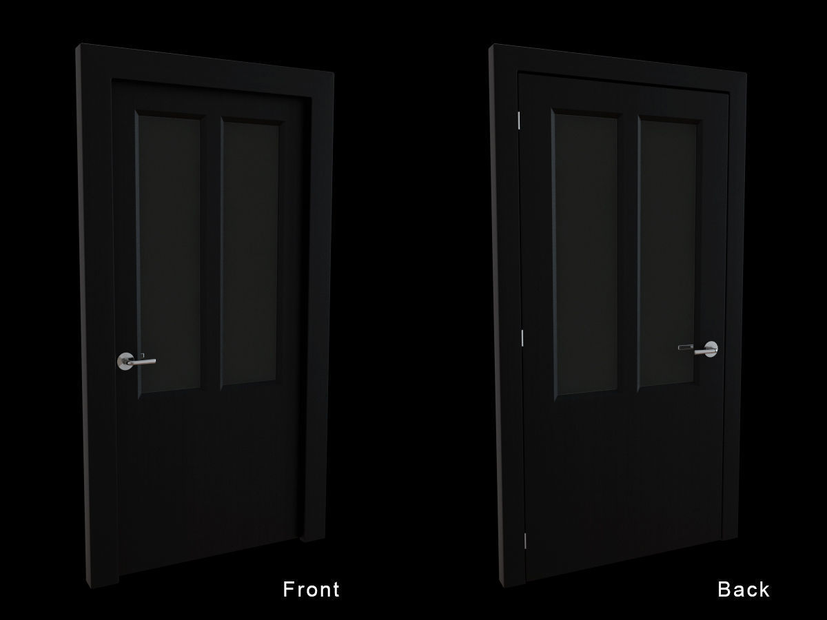 Door Collection - front and back 3D model_13