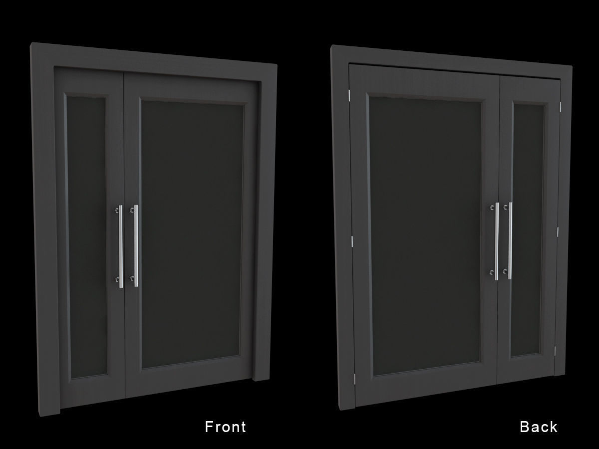 Door Collection - front and back 3D model_35