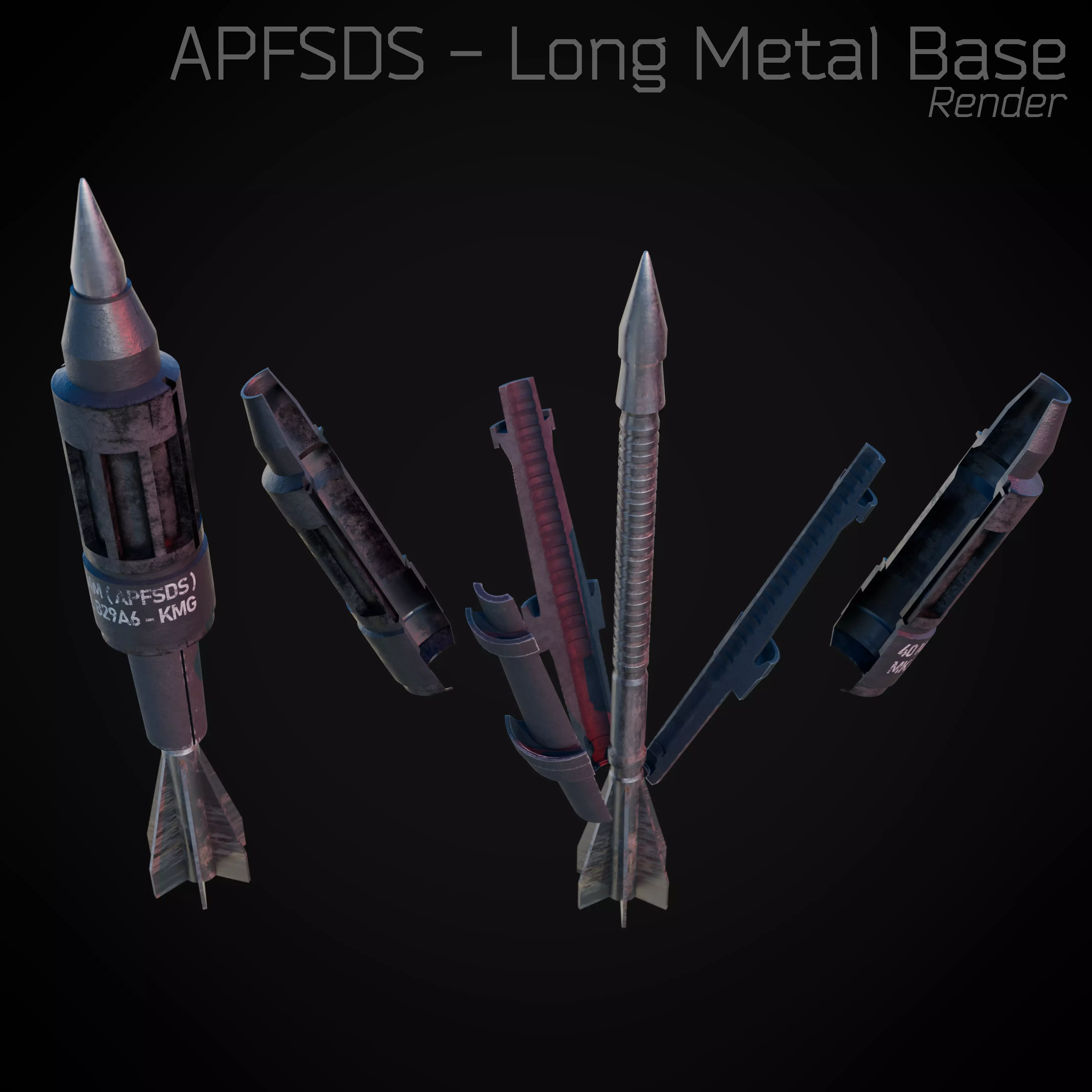 Large Caliber Specialized Ammunition Pack 3D model_5