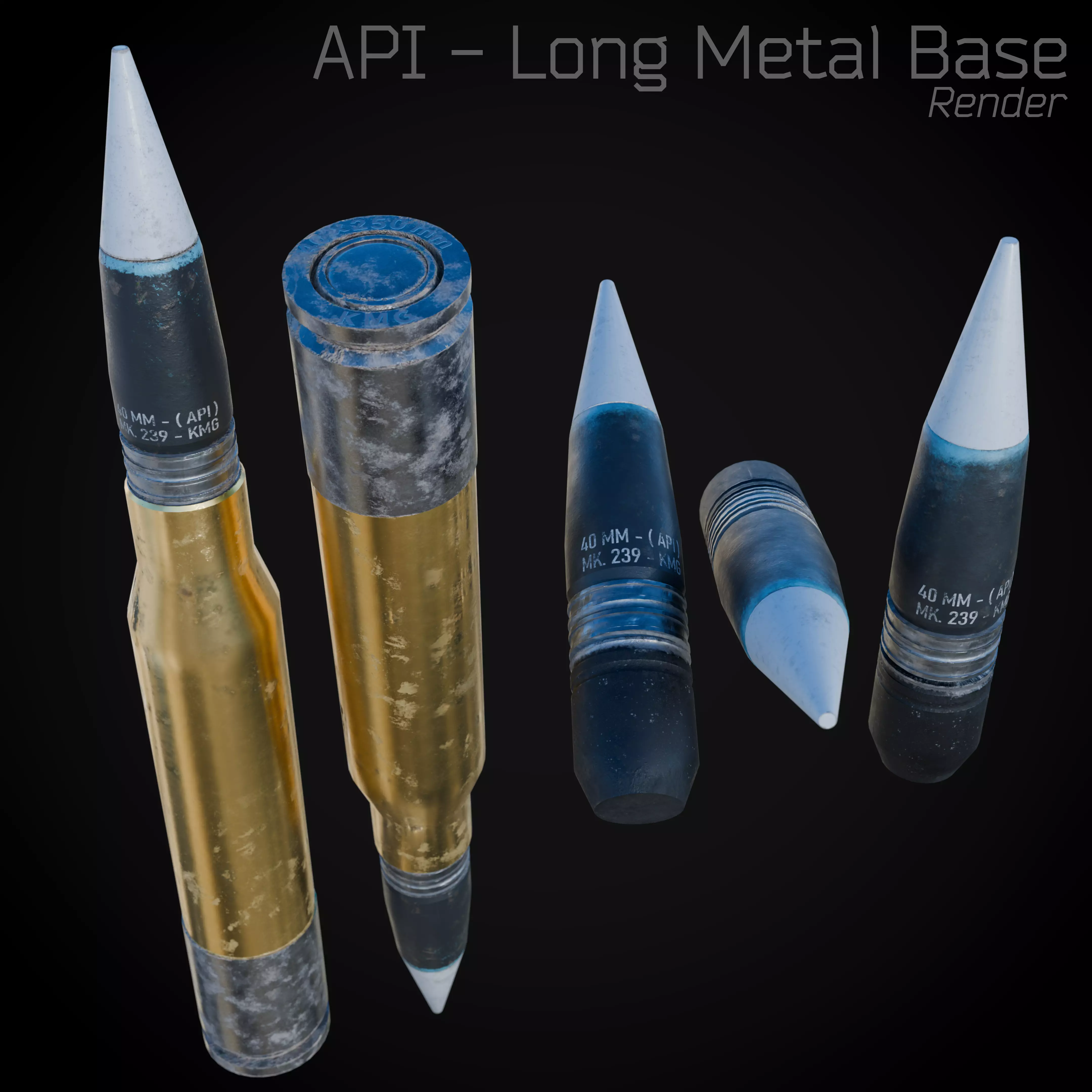 Large Caliber Specialized Ammunition Pack 3D model_11