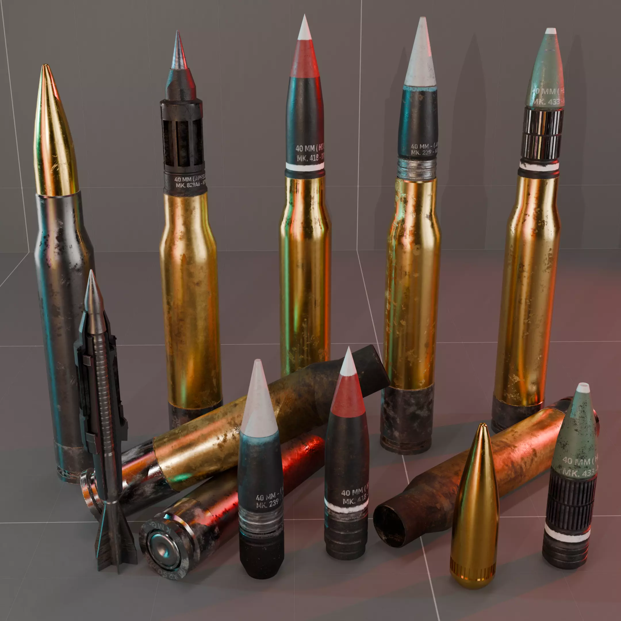 Large Caliber Specialized Ammunition Pack 3D model_3