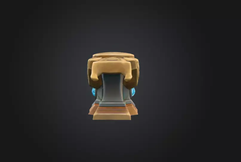 Mystic Anvil Low-poly 3D model_7