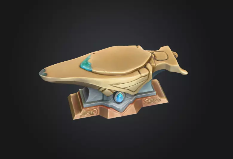 Mystic Anvil Low-poly 3D model_1