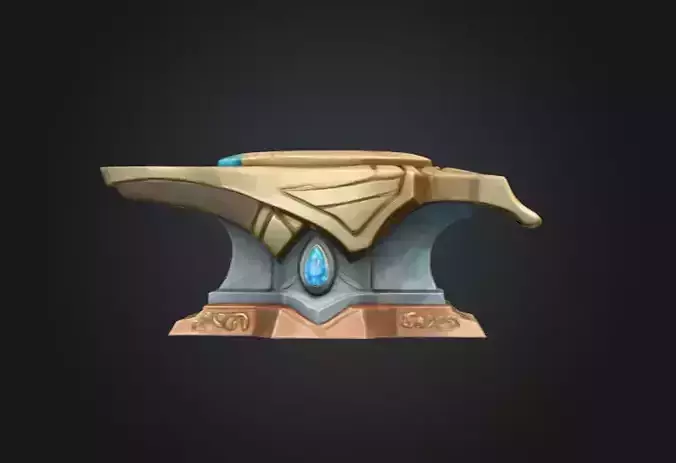 Mystic Anvil Low-poly 3D model Mystic Anvil Low-poly 3D model