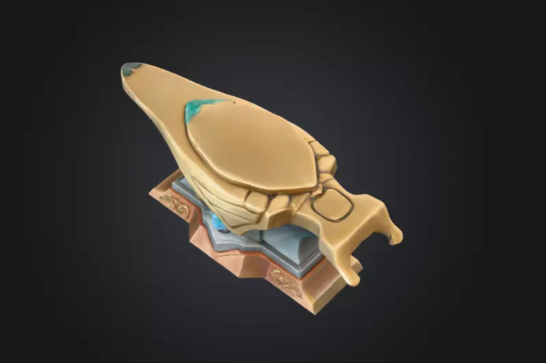 Mystic Anvil Low-poly 3D model_11
