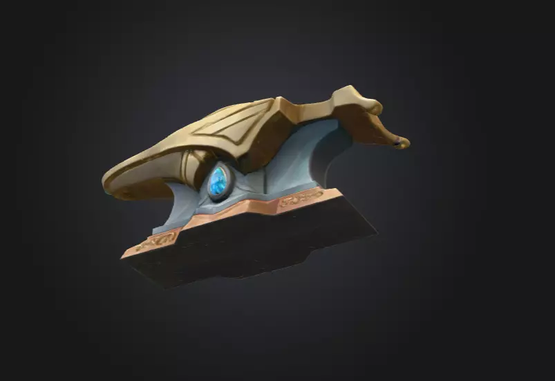 Mystic Anvil Low-poly 3D model_14