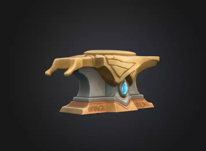 Mystic Anvil Low-poly 3D model_6