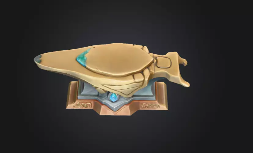 Mystic Anvil Low-poly 3D model_9