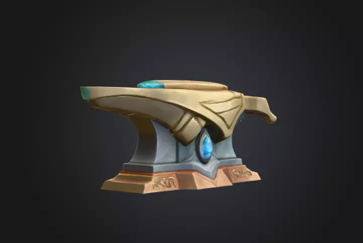 Mystic Anvil Low-poly 3D model_2