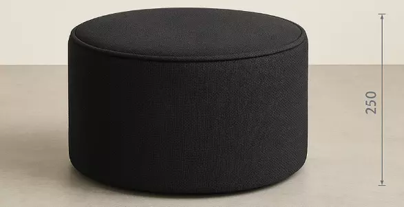 Round Pouf  Wooden Base High Quality 3D Model SolidWorks 2025 3D print model_12