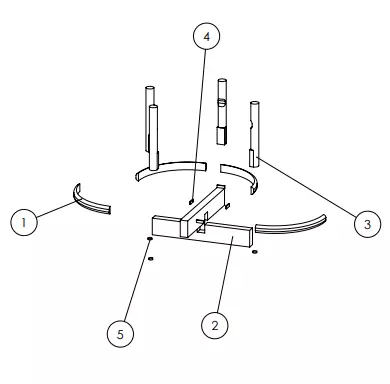 Round Pouf  Wooden Base High Quality 3D Model SolidWorks 2025 3D print model_6