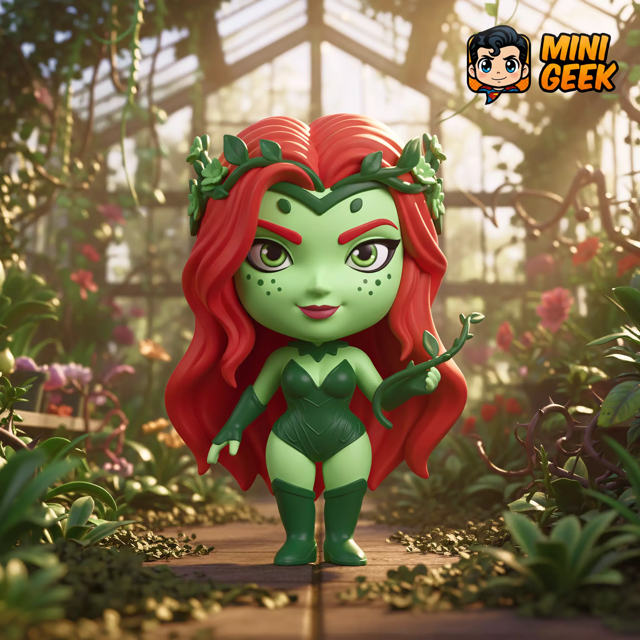 Mini Geek - Poison Ivy Chibi 3D print model