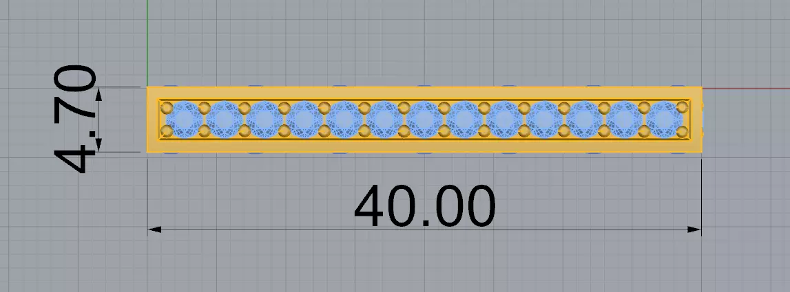 Diamond earrings 3D print model_5