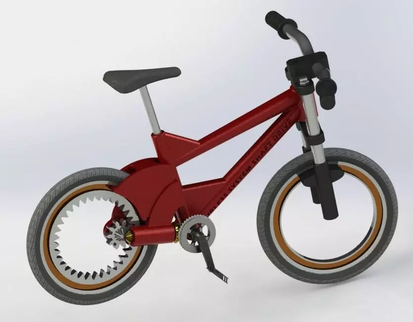 3d printable mini mountain bike SW IGS STL 3D print model_0