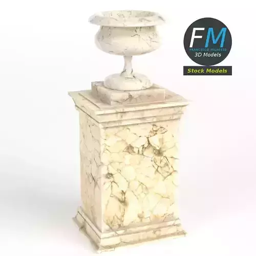Vase on a pedestal
