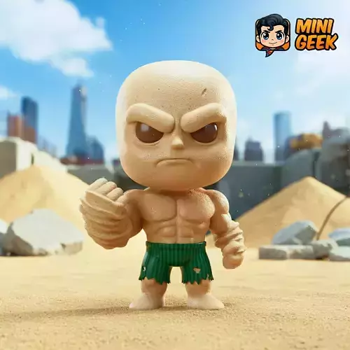 Mini Geek - Sandman Chibi  - Cutest Shifting Villain 3D Model