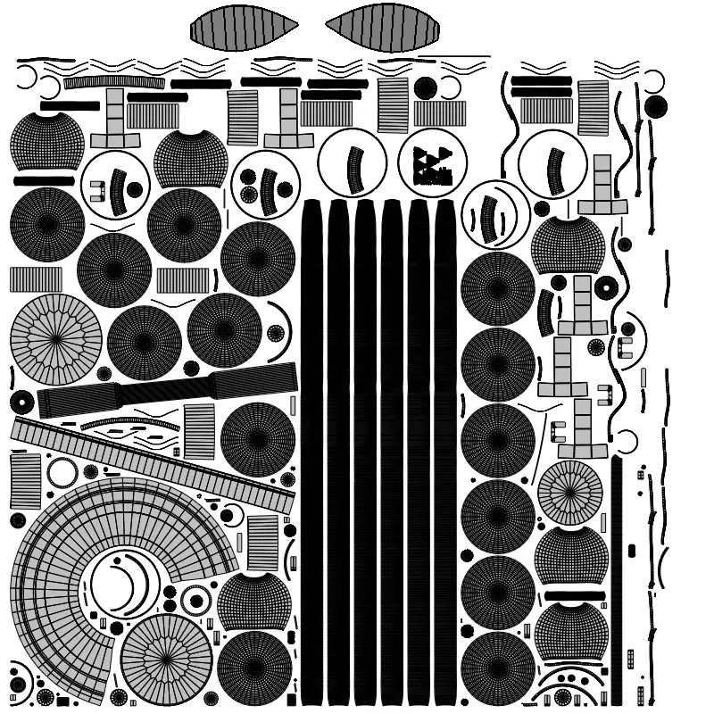 Chandelier Low-poly 3D model_12