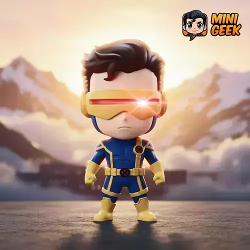 Mini Geek - Cyclops Chibi  - Leader of the Cutest X-Men