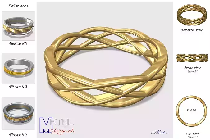 Alliance 10 Creative ring finger jewelry