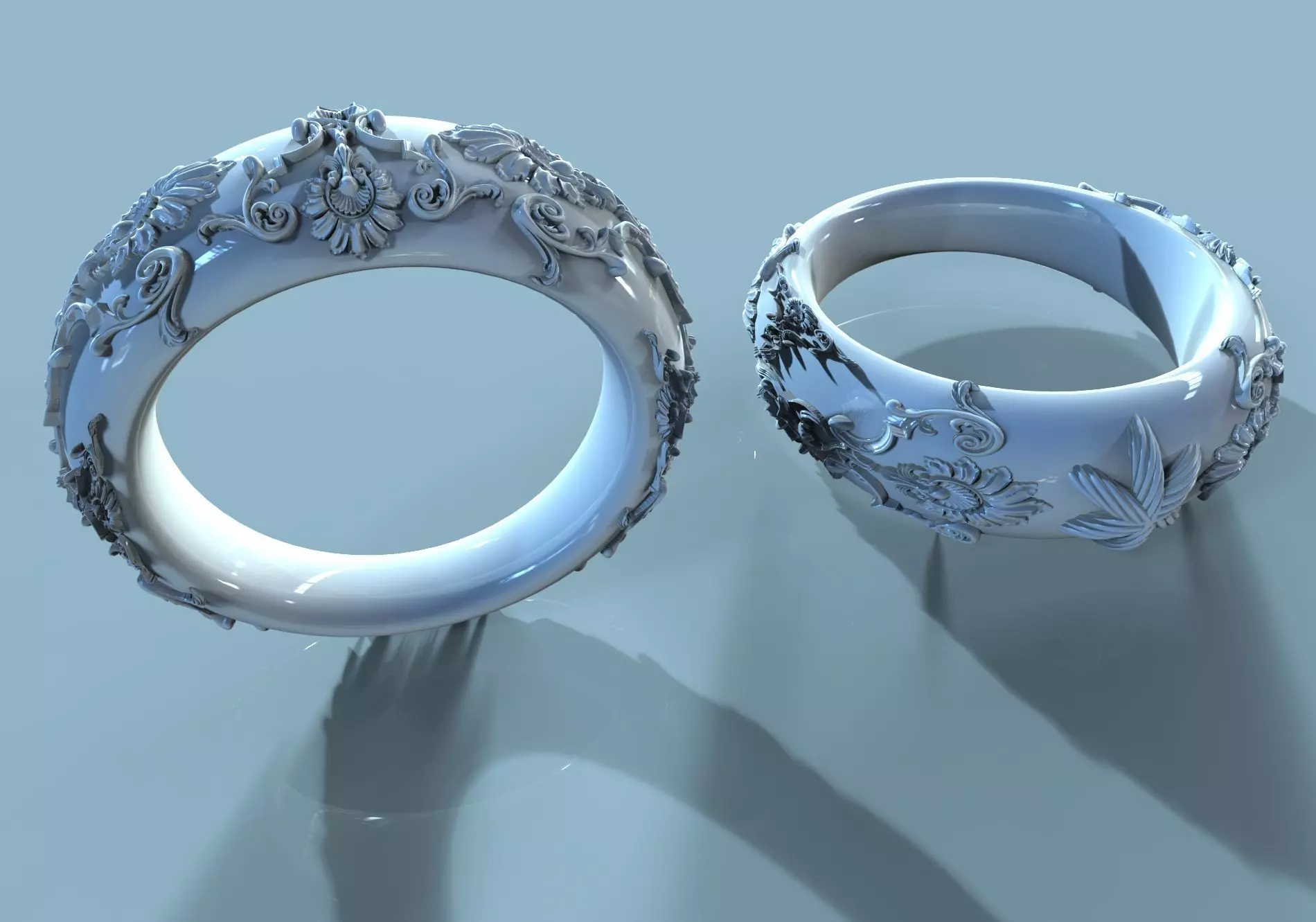 anellivo-12 STL Ring finger ring jewelry carving patterns 3D print model_0