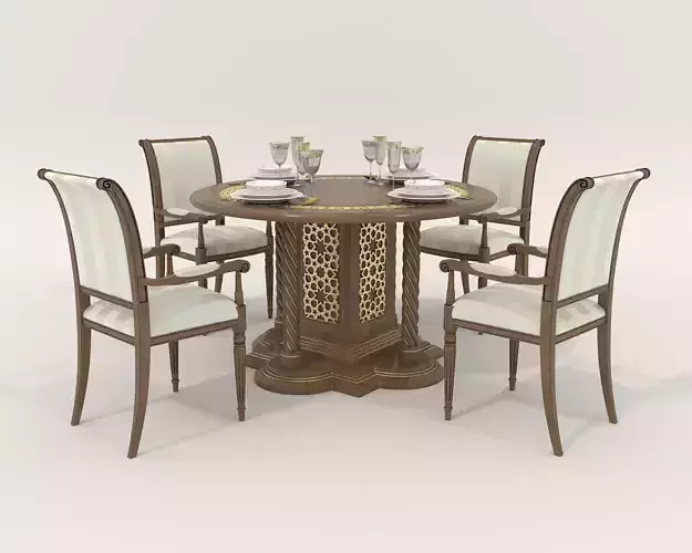 Dining Table and Chairs Set 2