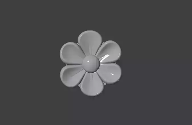 Cherry Blossom Gradient Flower Brooch