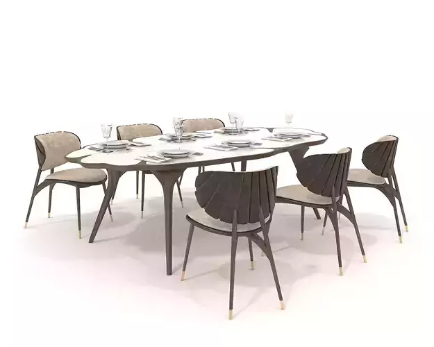 Modern Dining Table and Chairs 32