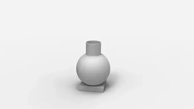 balloon 3D bottle model