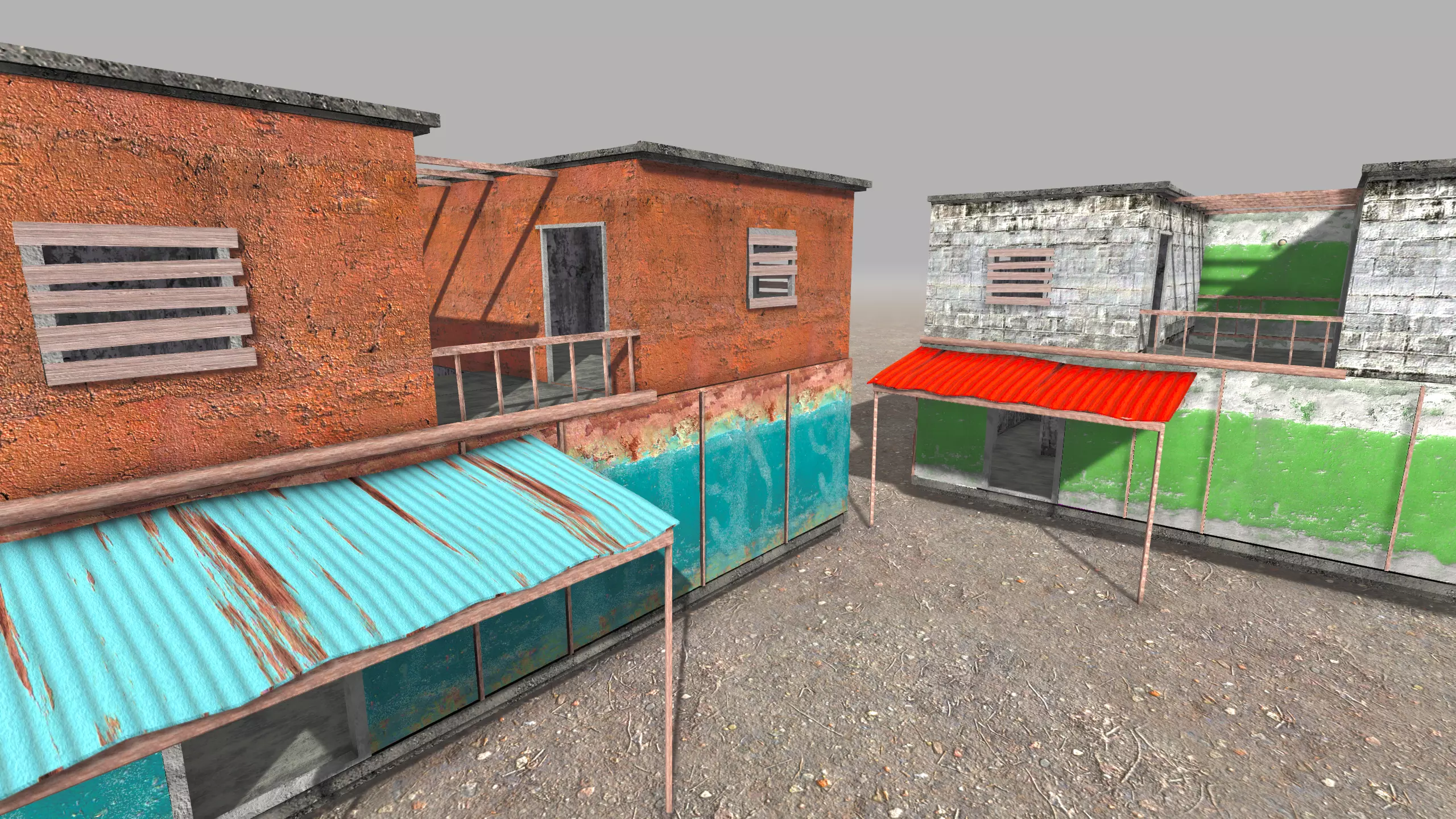 Desert Buildings Free 3D model