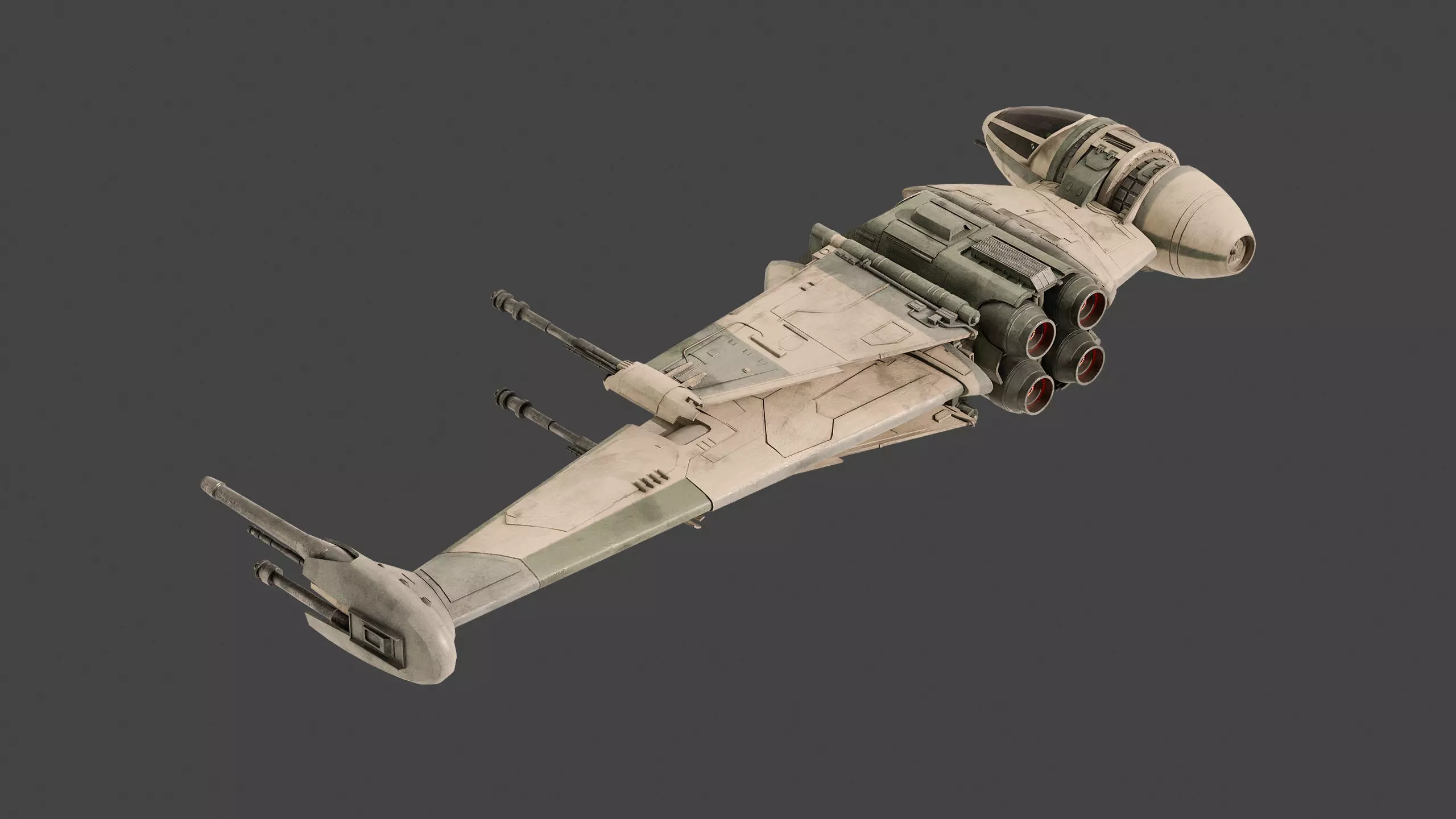 B-wing Starfighter - Star Wars 3D model_3