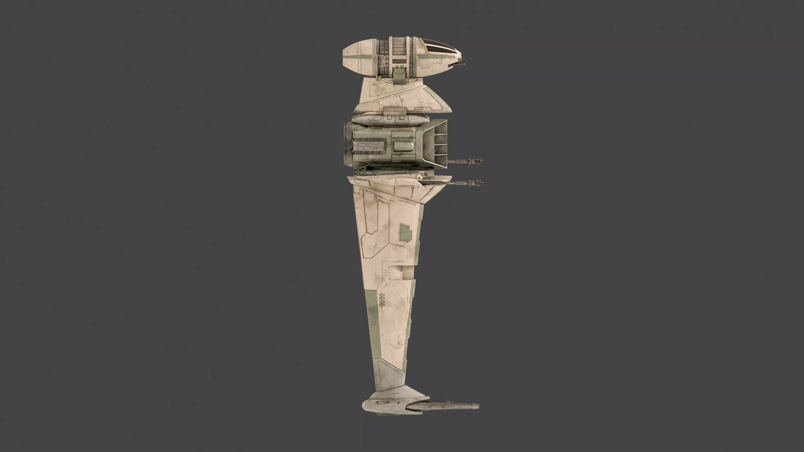 B-wing Starfighter - Star Wars 3D model_4
