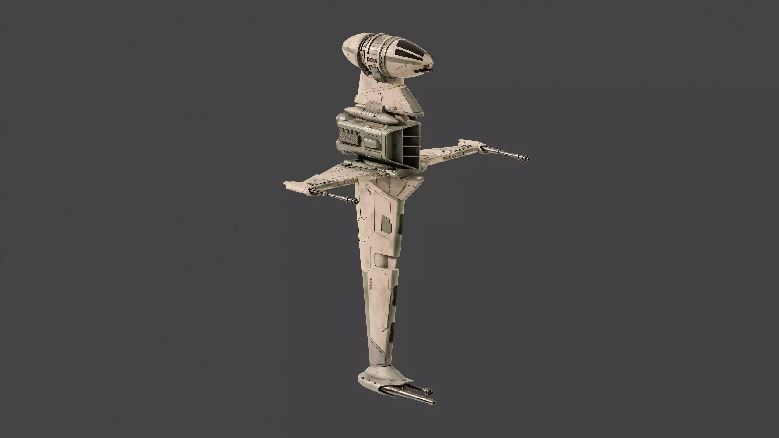 B-wing Starfighter - Star Wars 3D model_0