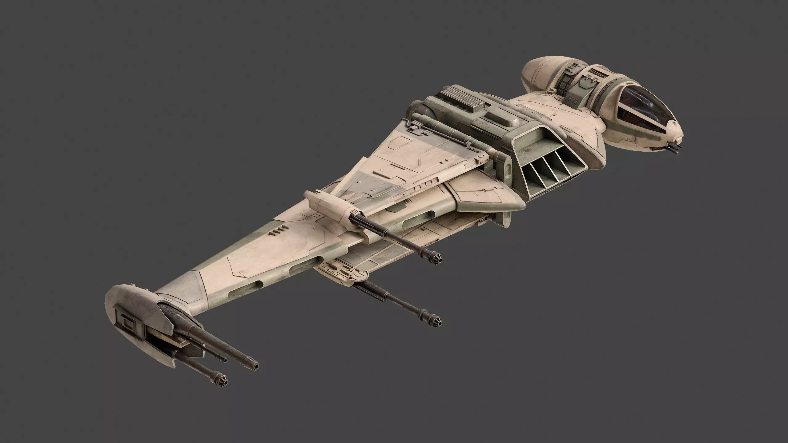 B-wing Starfighter - Star Wars 3D model_1