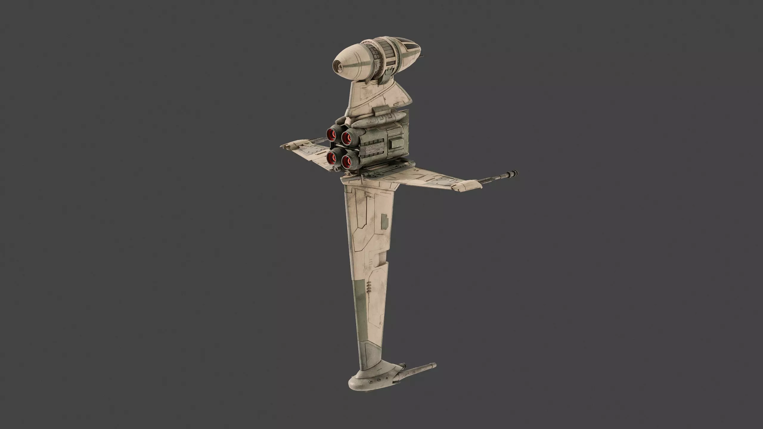 B-wing Starfighter - Star Wars 3D model_2