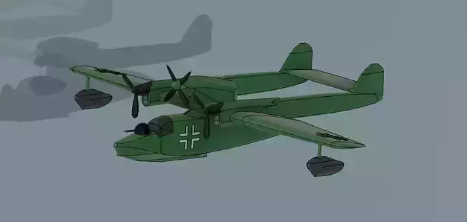 Blohm  Voss Bv 138 airplane model