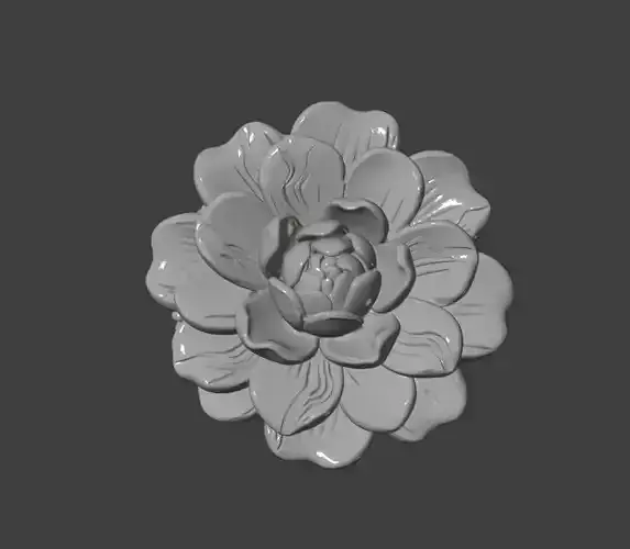 Multi-Layer Peony Decoration