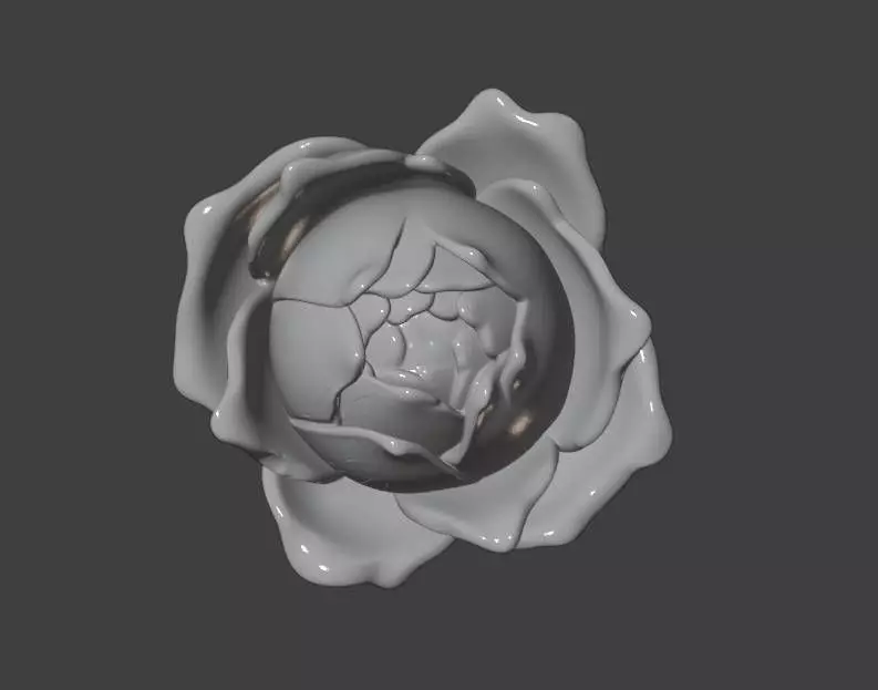 White Lotus Seat 3D print model_2