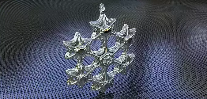 BRO 6STARFISH PENDANT 3D hollowed-out 3D print model
