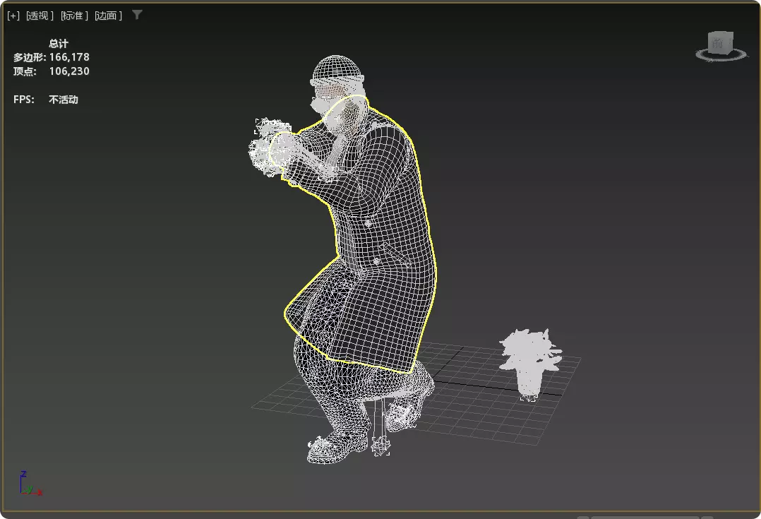 Jean Reno as Leon The Professional Fully Rigged for Unreal Low-poly 3D model_19