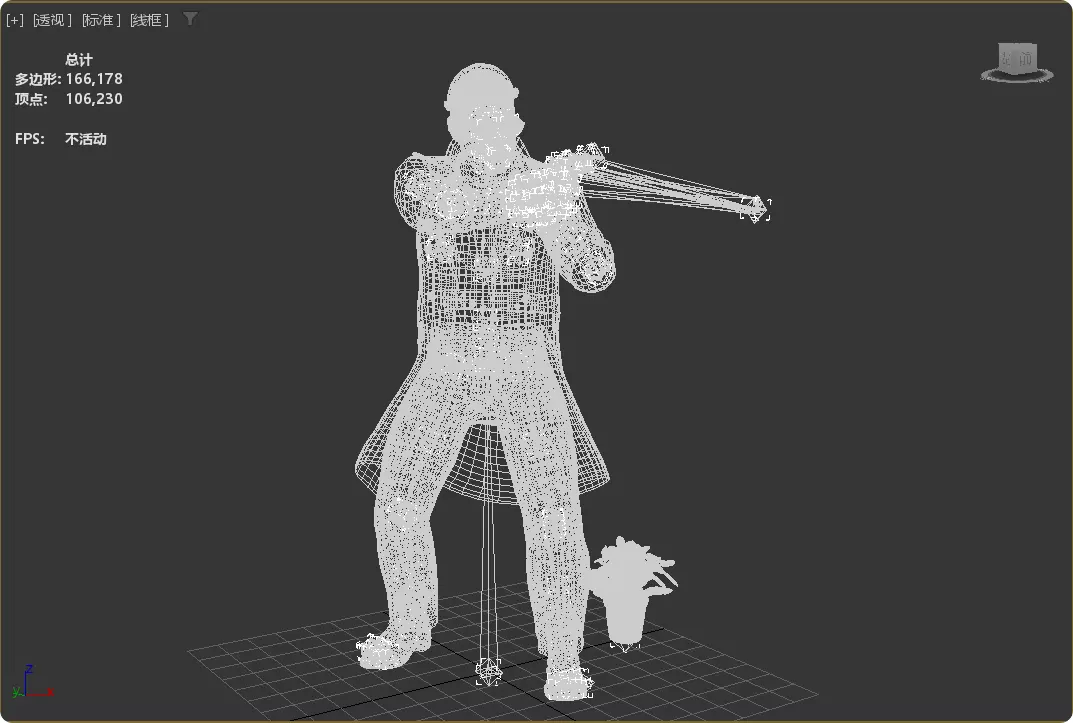 Jean Reno as Leon The Professional Fully Rigged for Unreal Low-poly 3D model_16