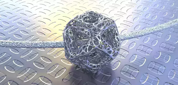 BRO PENDANT X8 Metal hollow-out sphere necklace pendant 3D print model