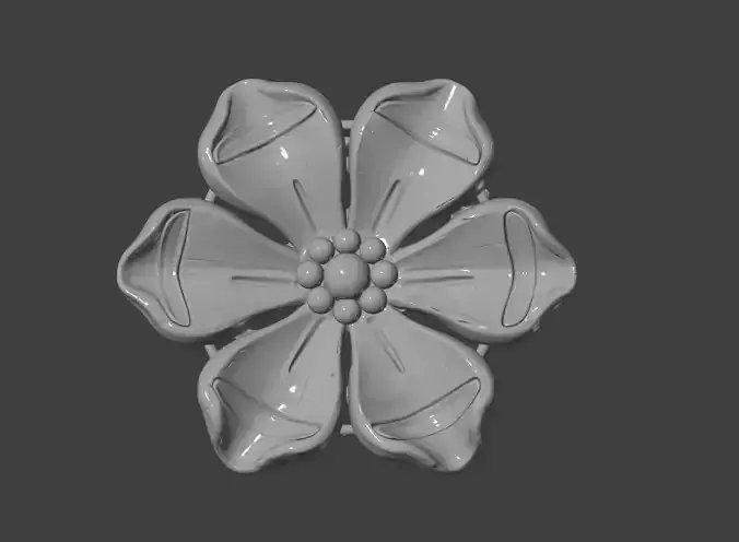 Petal Tray - Pearl Decorated 3D Printed Storage Dish