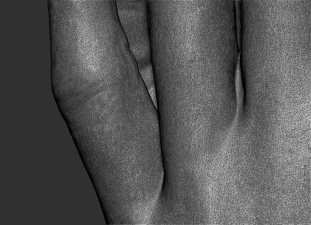 Praying hands 3D print model_4