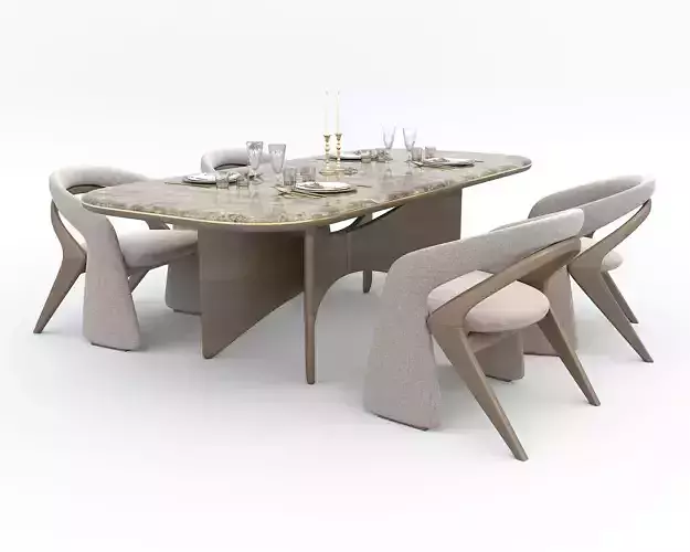 Modern Dining Table and Chairs 35